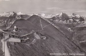 Switzerland Brienzer-Rothorn Hotel Mit Berneralpen Real Photo