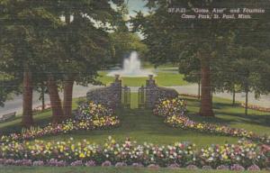 Minnesota St Paul Gates Ajar & Fountain Como Park Curteich