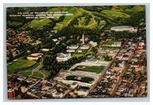 Vintage 1945 Postcard Aerial View University of California Berkeley Stadium