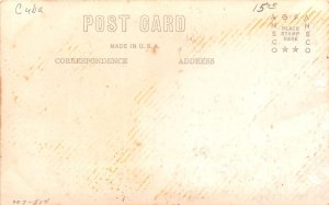 J68/ Foreign RPPC Postcard c1910 Guantanamo Cuba Botica Stores Garcia St 233