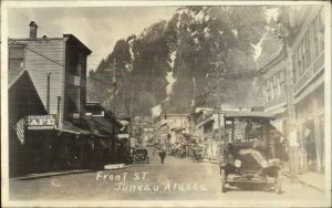 Juneau AK Front St. c1920 Real Photo Postcard