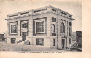 The Public Library Prescott AZ USA Postcard
