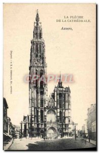 Old Postcard The arrow Antwerp De La Cathedrale