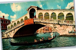 Postcard Italy Venice Ponte di Rialto