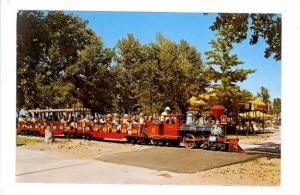 LP18  Miniature   Train, vintage postcard,  Washington Park,