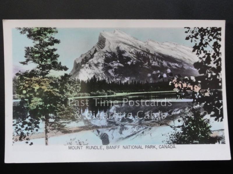 Canada: Mount Rundle, Banff National Park c1940's RP by Gowen Sutton Co