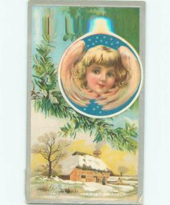 Divided-Back BEAUTIFUL ANGEL SCENE Great Postcard AB0027