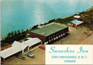 Snowshoe Inn Fort Providence NWT Northwest Territories Unused Postcard D56