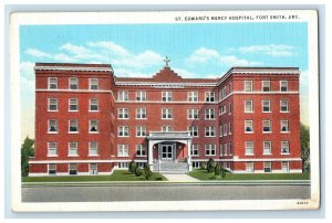 c1930's St. Edward's Mercy Hospital Fort Smith Arkansas AR Vintage Postcard