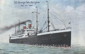 S.S. George Washington Ocean Liner, Oceanliner Ship Unused 