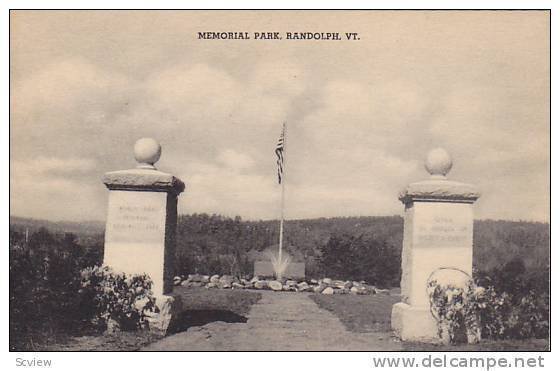 Memorial Park, Randolph, Vermont, 00-10s