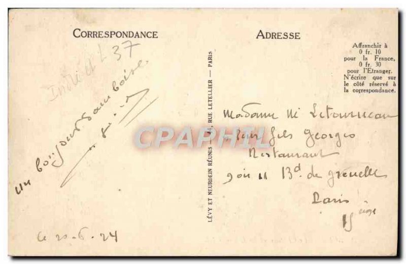 Old Postcard Amboise Chateau And The Quays