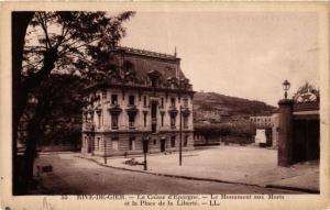 CPA RIVE-de-GIER - La Caisse d'Epargne Monument aux Morts (578678)