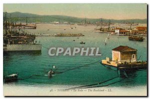 Old Postcard Toulon La Rade