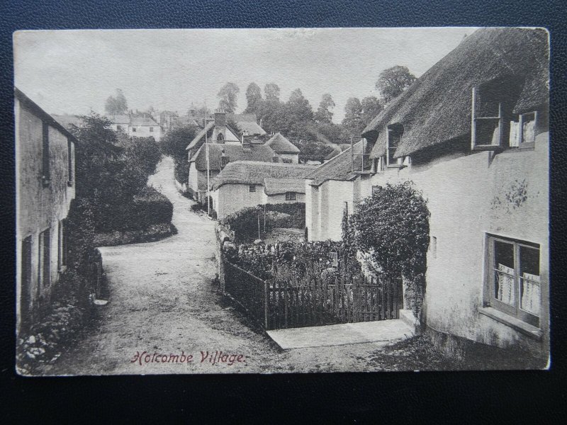 Devon HOLCOMBE Holcombe Road VILLAGE SCENE c1908 Postcard by Frith 49579