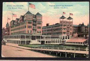 New Jersey ATLANTIC CITY Hotel Islesworth Virginia Avenue and Boardwalk DB