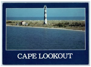 c1950's Cape Lookout Lighthouse National Seashore Harkers Island NC Postcard