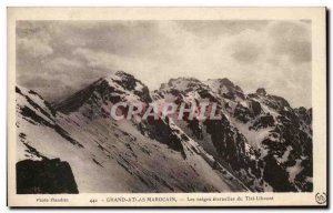 Old Postcard Atlas Moroccan Eternal Snows of Tizi Likount