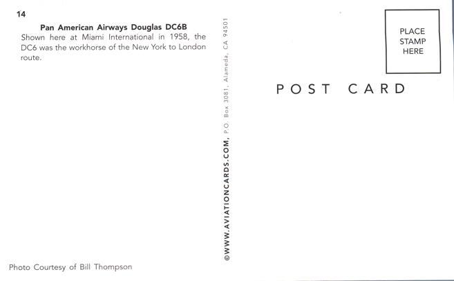 Pan American Airways - Douglas DC6B - At Miami International Airport