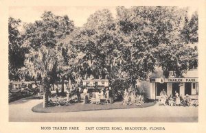 Bradenton Florida Moss Trailer park Vintage Postcard AA8799 
