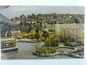 William Harveys Guildford Store Ltd Rooftop Water Garden Vintage Frith Postcard