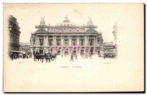 Old Postcard Paris L & # 39Opera