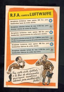 Mint WW2 Portugal  Postcard RAF v Luftwaffe