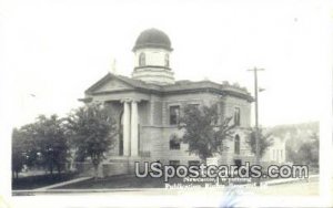 Real Photo Court House - Newcastle, Wyoming WY  