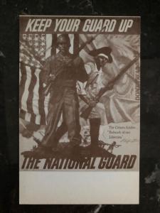 Mint PPC Postcard US Army Keep The Guard Up The National Guard