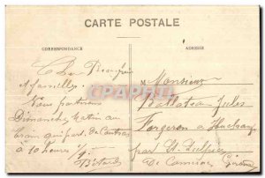 Old Postcard From Libourne Lussac Chateau De Terrien