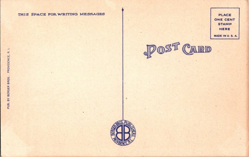 Greene's Inn, Narragansett Pier, Rhode Island Vintage Postcard JY15