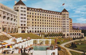 Canada Chateau Lake Louise and Swimming Pool Lake Louise Alberta