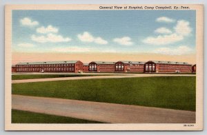 Camp Campbell TN View of Hospital Postcard K21