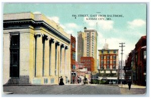 1909 19th Street East Baltimore Building Kansas City Missouri MO Posted Postcard