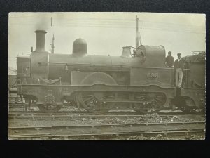 N.E.R. North Eastern Railway LOCOMOTIVE No.698 pre 1914 RP Postcard