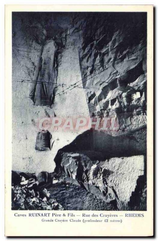 Old Postcard Folklore Wine Harvest Vine Cellars Champagne Ruinart Pere & Fils...