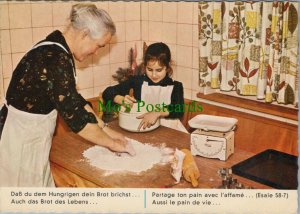 Food & Drink Postcard - Cookery - Baking - Partage Ton Pain Avec... RR13792