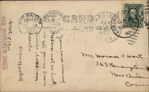 Guilford Pond Connecticut CT c1910 Real Photo Postcard