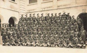 Soldiers On French Postcard RPPC