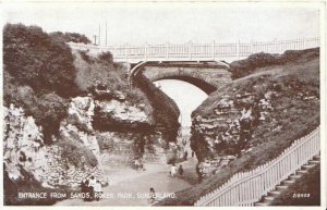 Durham Postcard - Entrance from Sands - Roker Park - Sunderland - Ref TZ6226