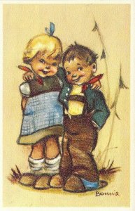 Mainzer, Little Folks, Bonnie #575 Children, Publ in Belgium, Old Postcard