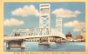 Main Street Bridge St John's River Jacksonville FL