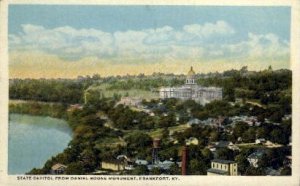 State Capitol from Daniel Boone Monument - Frankfort, KY