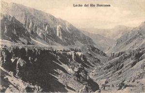 Rio Horcones Argentina Scenic View River Antique Postcard J49121