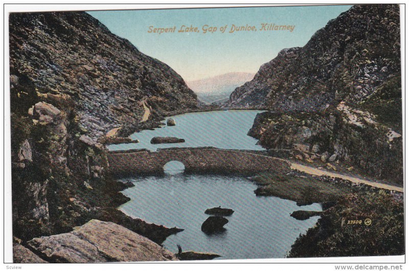 KILLARNEY, Ireland, 1900-1910's; Serpent Lake, Gap of Dunloe