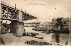CPA Brest- Le Grand Pont ouvert FRANCE (1025615)
