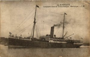 CPA AK Martinique - Cie Gle Transatlantique - Bordeaux SHIPS (911918)