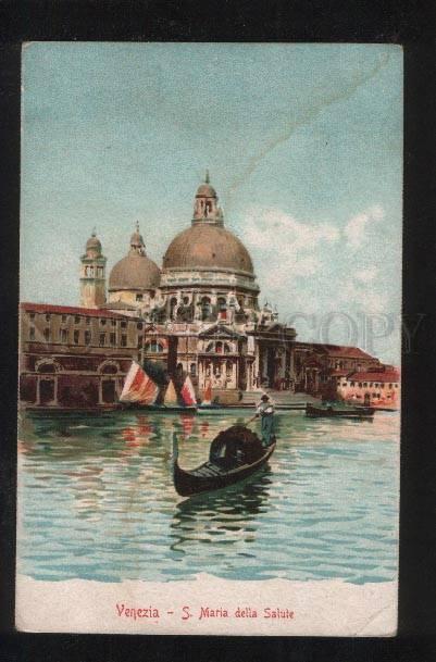 058503 ITALY Venezia S.Maria della Salute Vintage lithograph