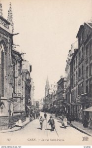 CAEN, France,1910-1920s, La rue Saint-Pierre