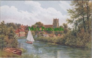 Norfolk Postcard - Belaugh on The Bure, Artist A.R.Quinton RS37226